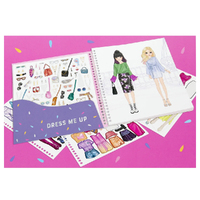 Top Model Dress Me Up Sticker Book Mijie, Candy & Nyela images 0