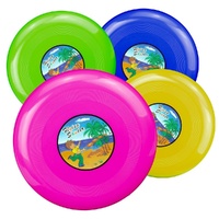 Frisbee 23cm Flying Disc Assorted Colours - Random Colour Supplied Pack of 4 images 0