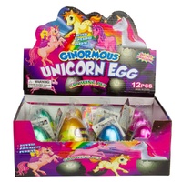 Ginormous Unicorn Egg Growing Pet Hatching Egg Counter Display of 12 Bundle of 2 images 0