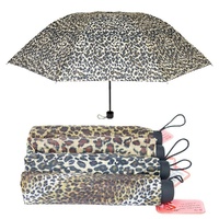 Compact Folding Umbrella Animal Print Assorted Designs - Random Design Supplied Pack of 4 images 0