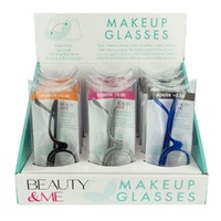 Beauty & Me Magnifying Makeup Glasses Counter Display of 12 (4 x +2.50, 4 x +3.00, 4 x +3.50) Bundle of 3 images 0