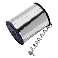 Curling Ribbon Metallic Silver 5mm x 500 Yards Pack of 2 images 0