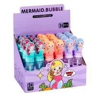 Mermaid Bubble Wand Bottles Counter Display of 24 Bundle of 5 images 0