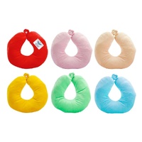 Travel Now Polyester Fill Travel Neck Pillow - Random Colour Supplied Pack of 5 images 0