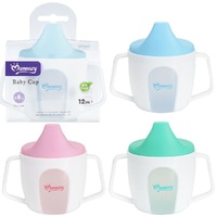 Momeasy Baby Sipper Training Cup 150mL with Handles 12m+ - Random Colour Supplied Pack of 5 images 0