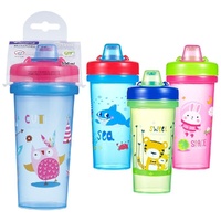 Momeasy Toddler Training Cup 300mL Non-Spill Spout - Random Design and Colour Supplied Pack of 5 images 0