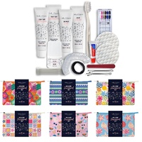 Lulu Grace Holiday Survival Kit Travel Toiletry Pouch Assorted Prints Box of 6 Bundle of 5 images 0