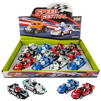 Go Kart Racing Toy Cars with Drivers Speed Festival Counter Display of 12 Bundle of 5 images 0