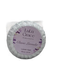 Lulu Grace Lavender Luxury Round Soap 1 x 100g Calming Moisturising Cleanser images 0
