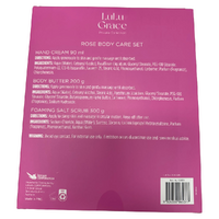 LuLu Grace Rose Body Care Set Hand Cream Scrub Butter images 0