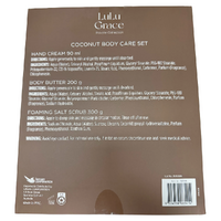 LuLu Grace Coconut Body Care Set Hand Cream Scrub Butter images 0