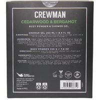 Crewman Cedarwood & Bergamot Gift Set Body Powder & Shower Gel images 0