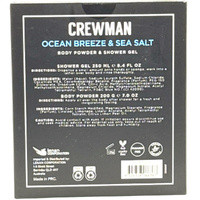 Crewman Ocean Breeze & Sea Salt Gift Set Body Powder & Shower Gel images 0