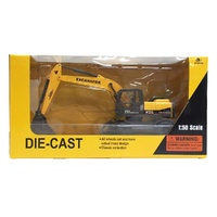 Die-Cast Excavator 1:50 Scale Construction Vehicle Toy Pack of 2 images 0