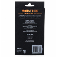 Crewman Moustache Trimming Kit Scissors Comb and Storage Pouch images 0