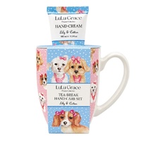 Lulu Grace Lily & Cotton Tea-Break Hand Care Set Mug & Hand Cream 100mL Bundle of 6 images 0