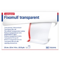 Fixomull Transparent Film Dressing Tape 10cm x 10m images 0