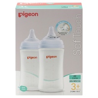 Pigeon SofTouch BPP Nursing Bottle PP Twin Pack 240mL images 0