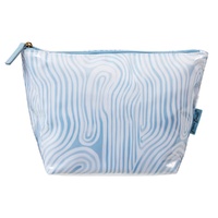 Femme Beaute Large Pouch Blue Abstract images 0