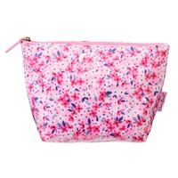 Femme Beaute Large Pouch Pink Floral images 0