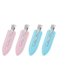 Lady Jayne Multi-Coloured Creaseless Clips Assorted Colours 4 Pack x 3 images 0