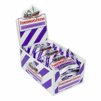 Fisherman's Friend Blackcurrant Sugar Free Lozenges 22g Counter Display of 12 Bundle of 5 images 0