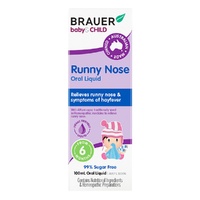 Brauer Baby & Child Runny Nose Oral Liquid 100mL images 0