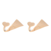 Hollywood Fashion Secrets Invisible G String Reusable Nude No VPL XS/S Pack of 2 images 0