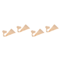 Hollywood Fashion Secrets Invisible G String Reusable Nude No VPL XS/S Pack of 4 images 0