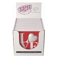 The Somerset Toiletry Co Love You Soap in a Card Counter Display of 6 Bundle of 4 images 0