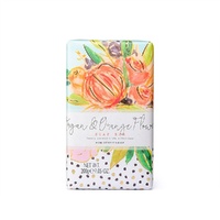 Ministry of Soap Painted Blooms Argan and Orange Flower Soap Bar 200g Pack of 2 images 0