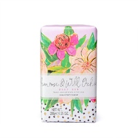 Ministry of Soap Painted Blooms Primrose and Wild Orchid Soap Bar 200g Pack of 6 images 0