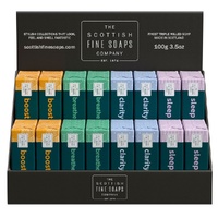 Scottish Fine Soaps Aromatherapy Soaps 100g Assorted Counter Display of 16 Bundle of 5 images 0