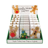 The Somerset Toiletry Co Novelty Xmas Soap 200g Assorted Counter Display of 18 Bundle of 6 images 0