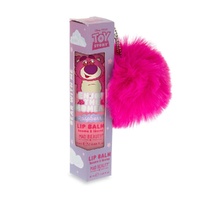 Disney Pixar Toy Story Lotso Raspberry Lip Balm 20mL with Pom Pom Charm Pack of 5 images 0
