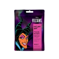 Disney Villains Maleficent Cast Your Spell Sheet Face Mask Counter Display of 12 Bundle of 5 images 0