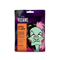 Disney Villains Cruella Gutsy & Glam Sheet Face Mask Counter Display of 12 Bundle of 3 images 0