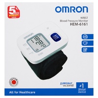 Omron Wrist Blood Pressure Monitor Basic HEM-6161 images 0