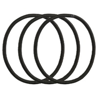 Lady Jayne Black Snagless Elastics 18 Pack images 0