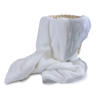 Bubba Blue Bamboo Mint Meadow Hooded Towel Newborn Gift Baby Bath Towel images 0