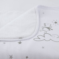 Bubba Blue Wish Upon A Star Reversible Cuddle Blanket Newborn Gift Baby Blanket images 0