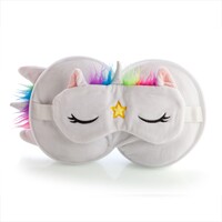 Smoosho's Pals Travel Unicorn Mask & Pillow Plush Accessory images 0