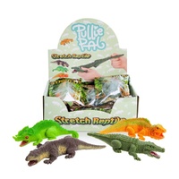 Novelty Gift Pullie Pal Stretch Reptile Assorted Counter Display of 12 Bundle of 5 images 0
