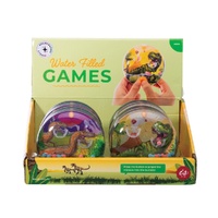 IS Gift Water Filled Games Dinosaur Assorted Counter Display of 12 Bundle of 5 images 0