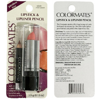 Colormates Long Lasting Lipstick & Lipliner Coral Splash Paraben Free Pack of 4 images 0