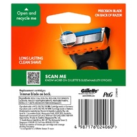 Gillette Fusion5 Razor Blade Cartridge Refills 4 Pack images 0