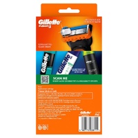 Gillette Fusion5 Razor Handle Plus 2 Cartridges 3 Piece Set images 0