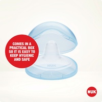 Nuk Silicone Nipple Shields Medium 20mm 2 Pack images 0