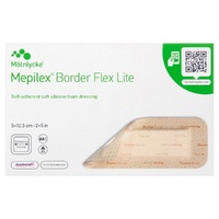 Molnlycke Mepilex Border Flex Lite Foam Dressing 5cm x 12.5cm Pack images 0