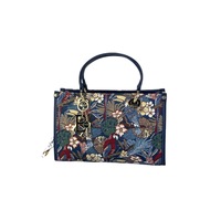 Henney Bear Parrot Song Top Handle Bag with Charms  images 0